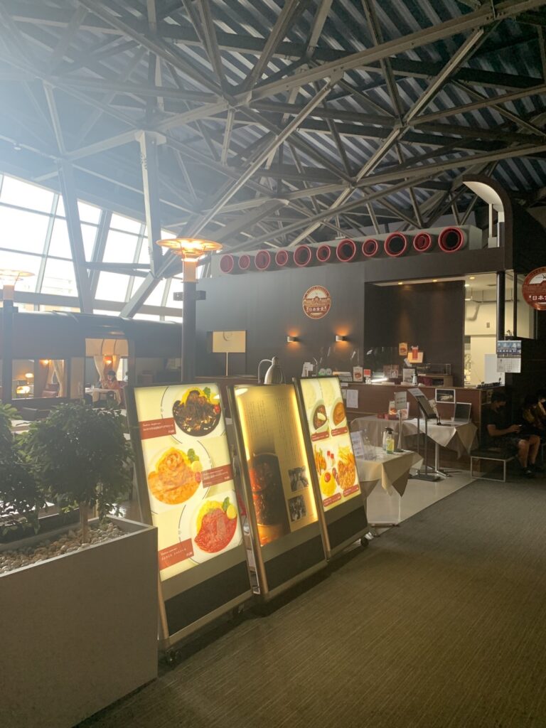 トレインレストラン日本食堂の外観